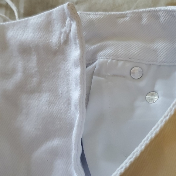 Ecru Lab Lace Up Distressed Shorts Size Small - Picture 9 of 11